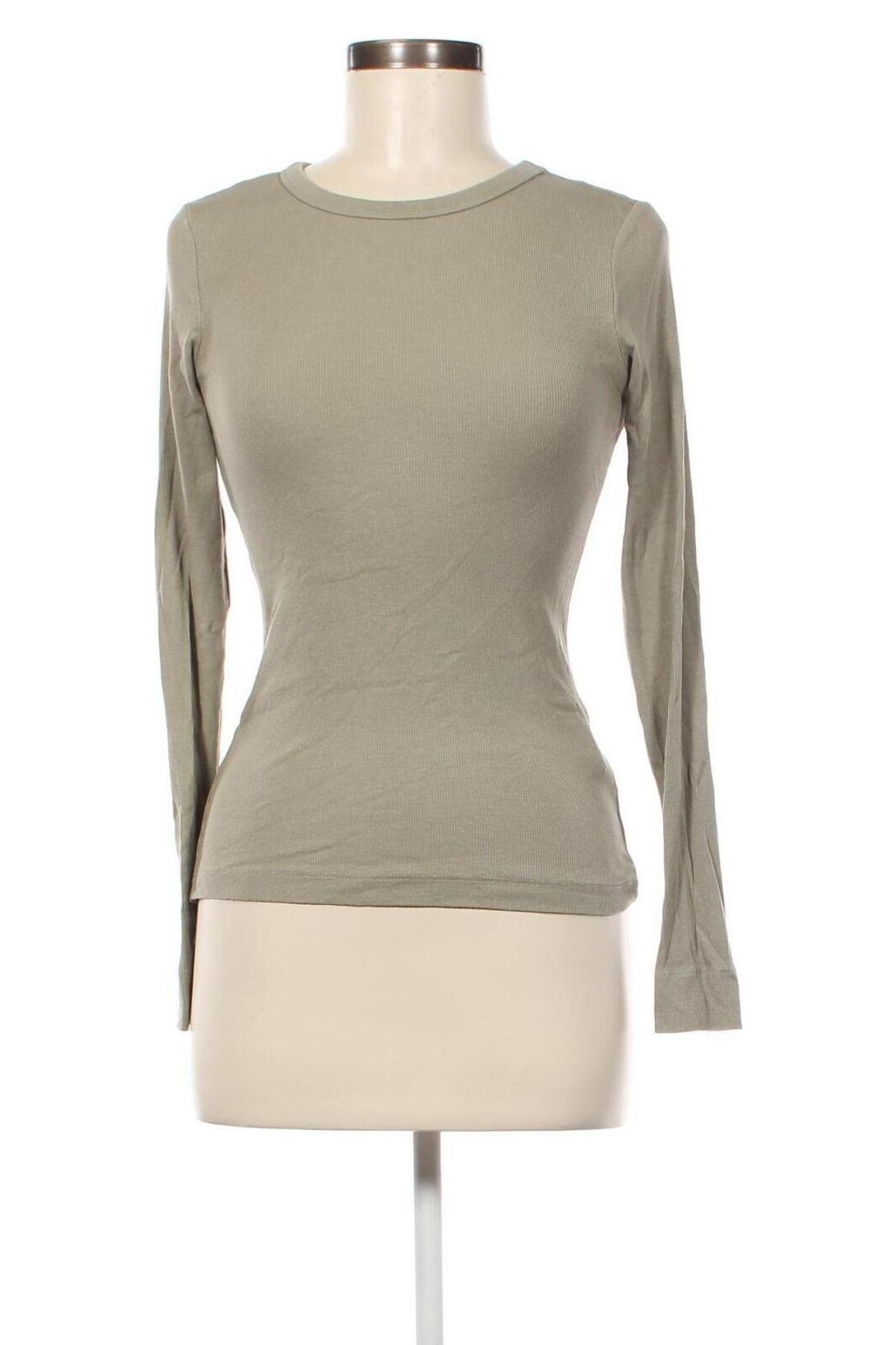 Дамска блуза H&M, Размер S, Цвят Зелен, Цена 6,65 лв.