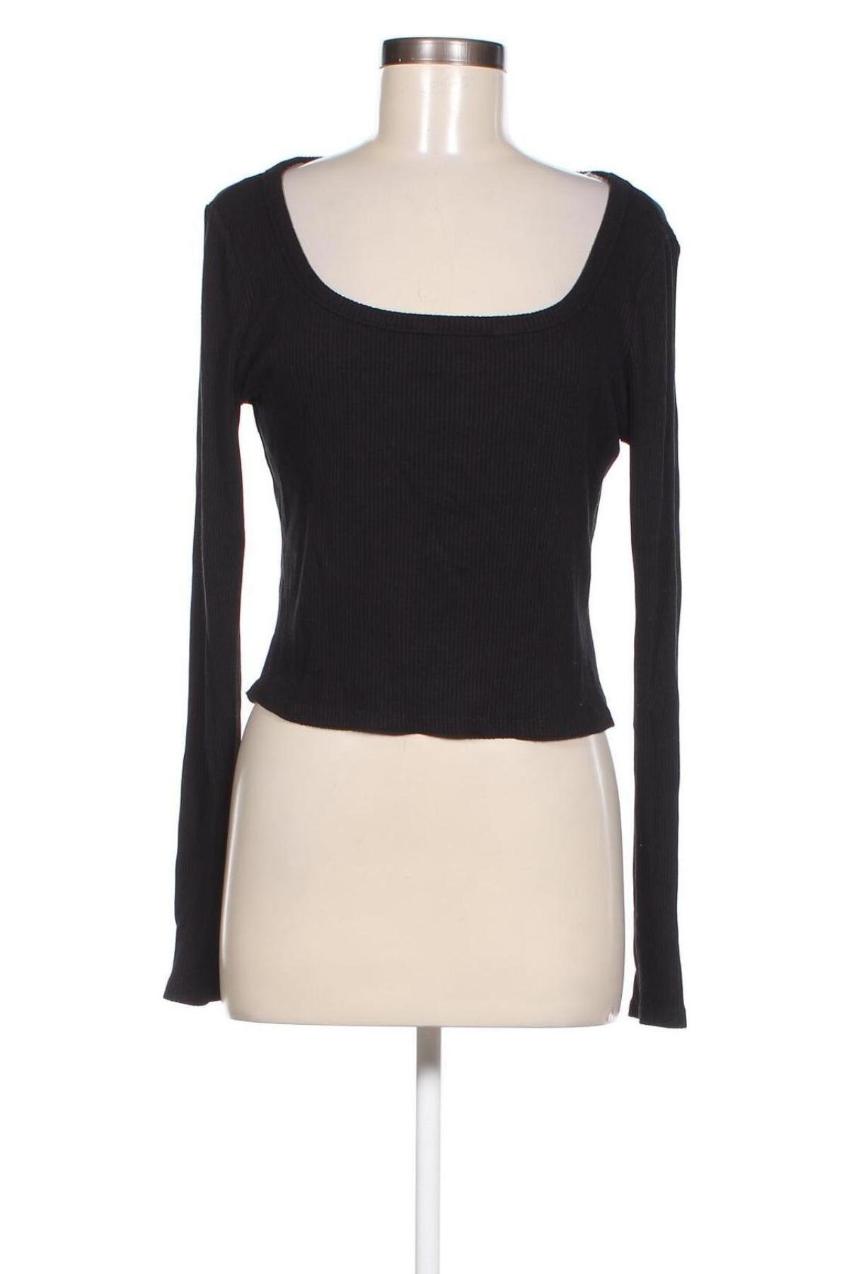 Дамска блуза H&M, Размер L, Цвят Черен, Цена 8,55 лв.