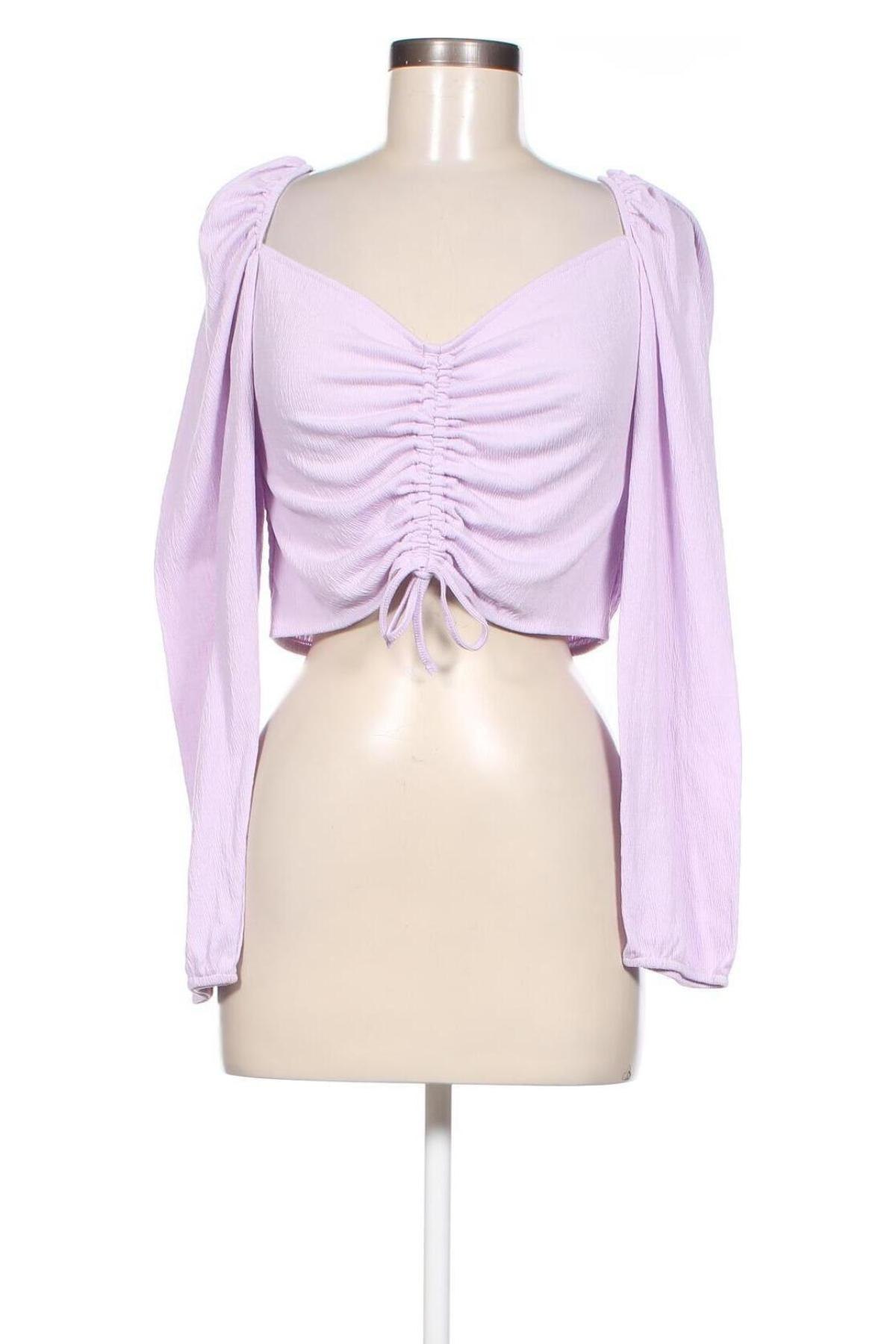 Дамска блуза H&M Divided, Размер L, Цвят Лилав, Цена 8,55 лв.