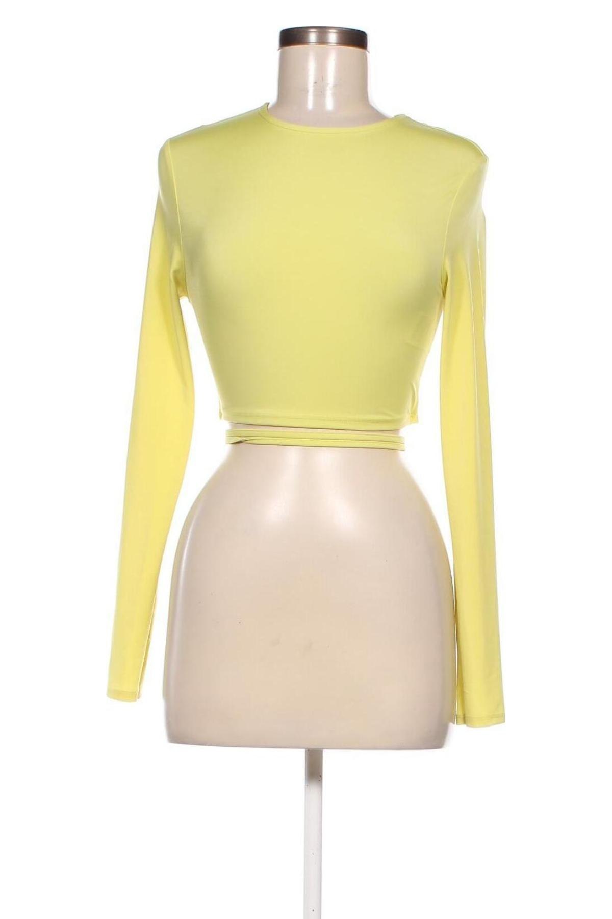 Дамска блуза H&M Divided, Размер S, Цвят Жълт, Цена 11,42 лв.