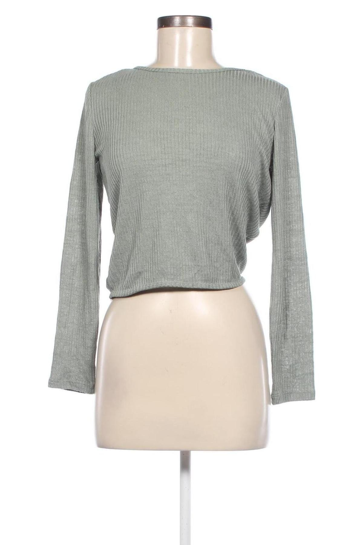 Дамска блуза H&M Divided, Размер XS, Цвят Зелен, Цена 8,74 лв.