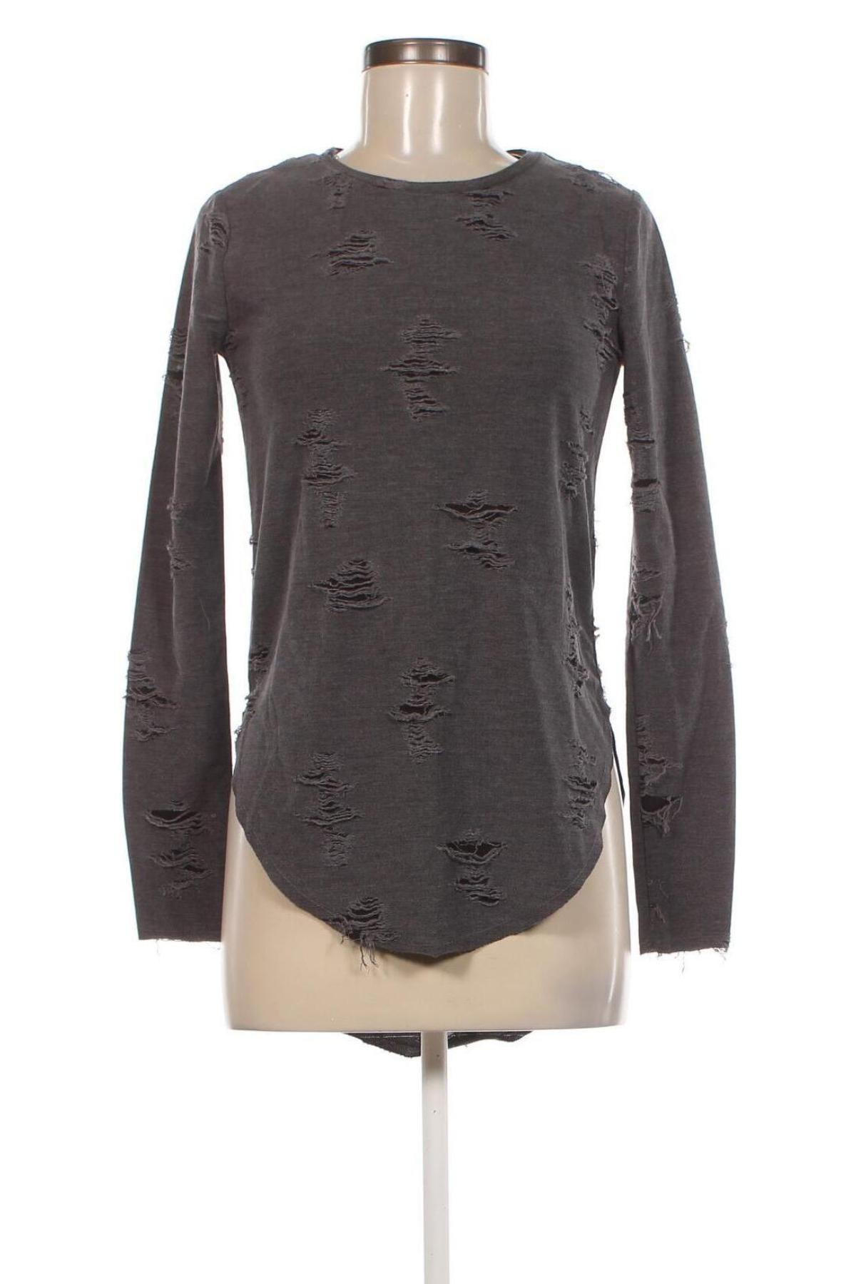 Γυναικεία μπλούζα H&M Divided, Μέγεθος XS, Χρώμα Γκρί, Τιμή 11,75 €