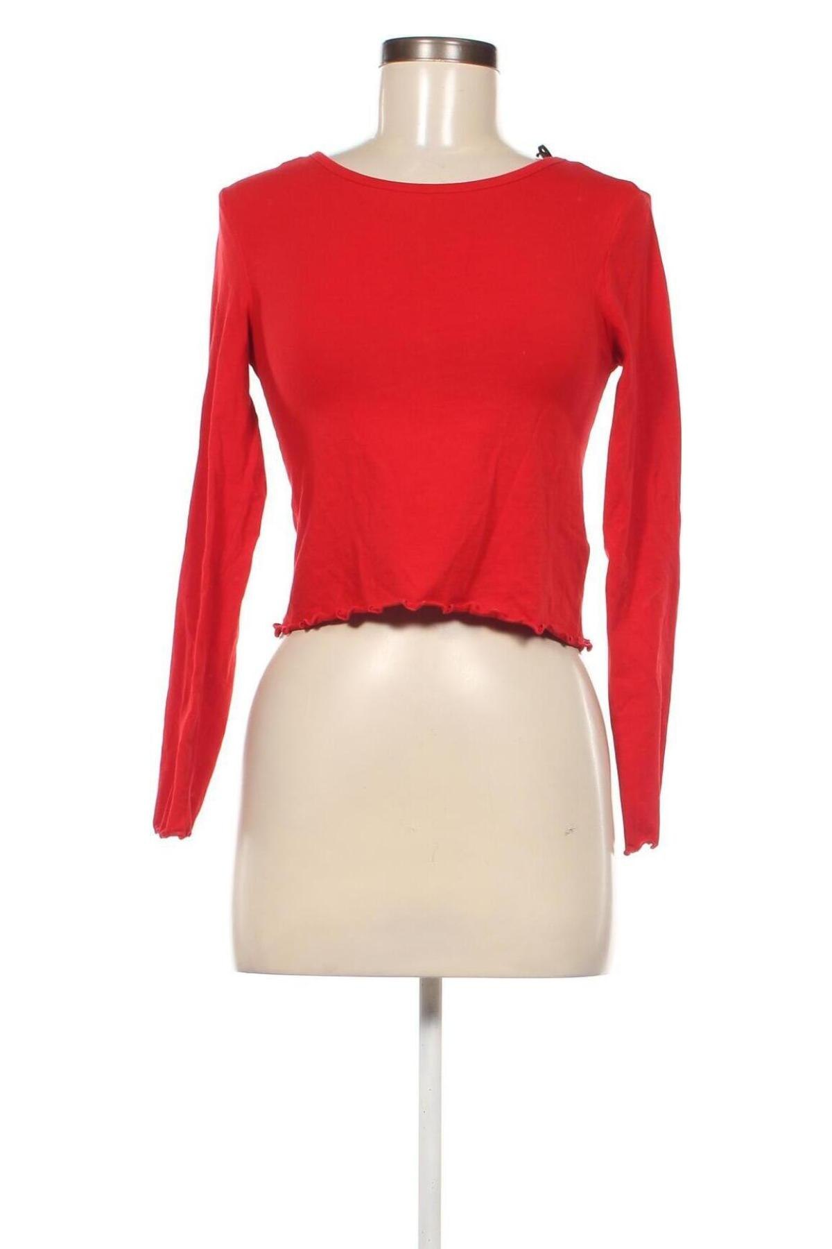 Дамска блуза H&M Divided, Размер M, Цвят Червен, Цена 10,83 лв.