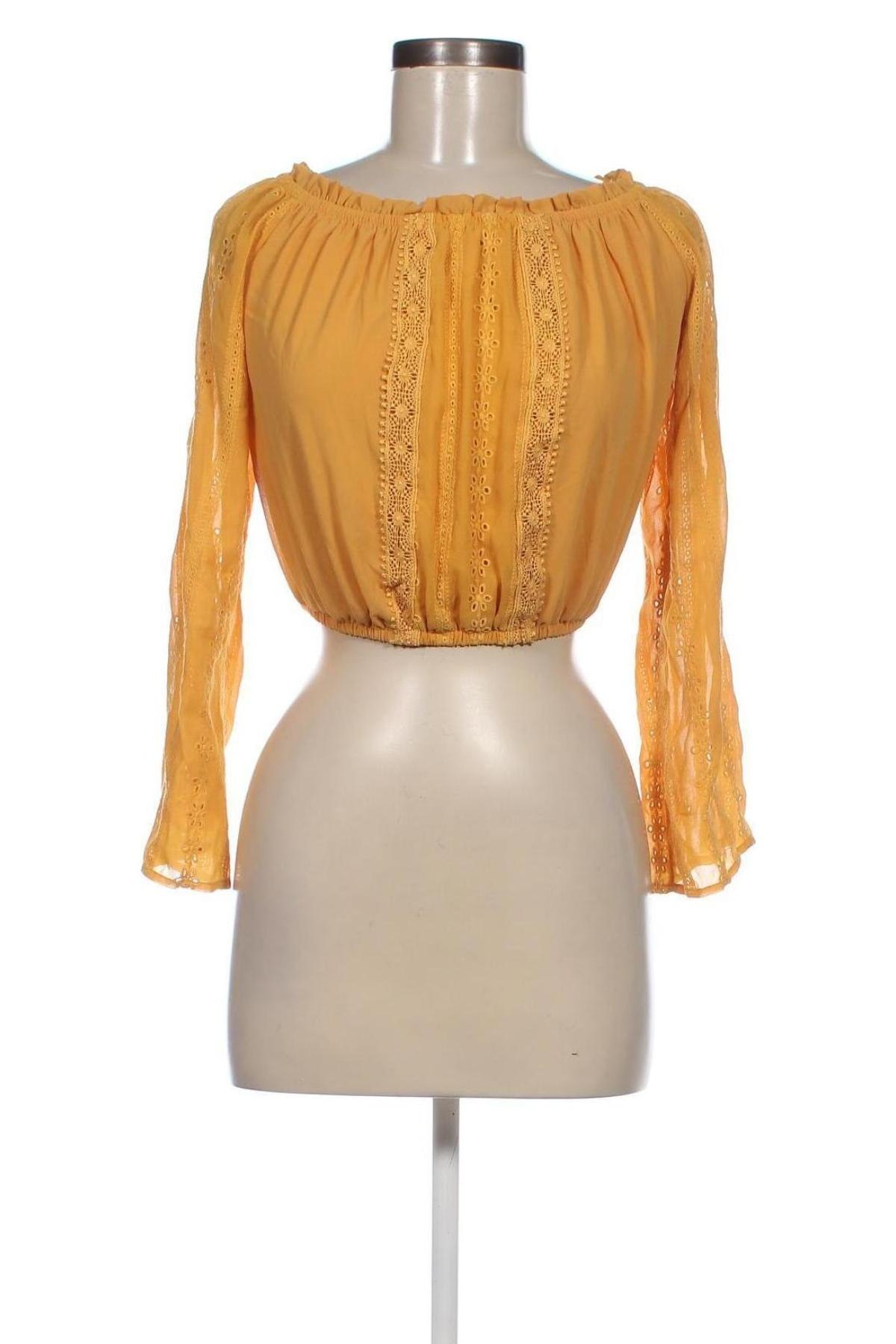 Γυναικεία μπλούζα H&M Divided, Μέγεθος XS, Χρώμα Κίτρινο, Τιμή 5,88 €