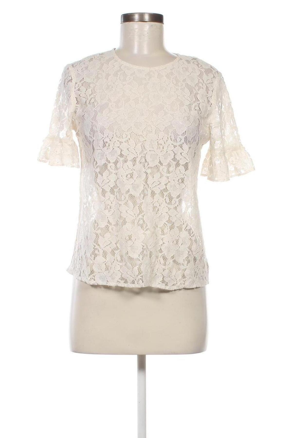 Дамска блуза H&M L.O.G.G., Размер S, Цвят Екрю, Цена 11,40 лв.