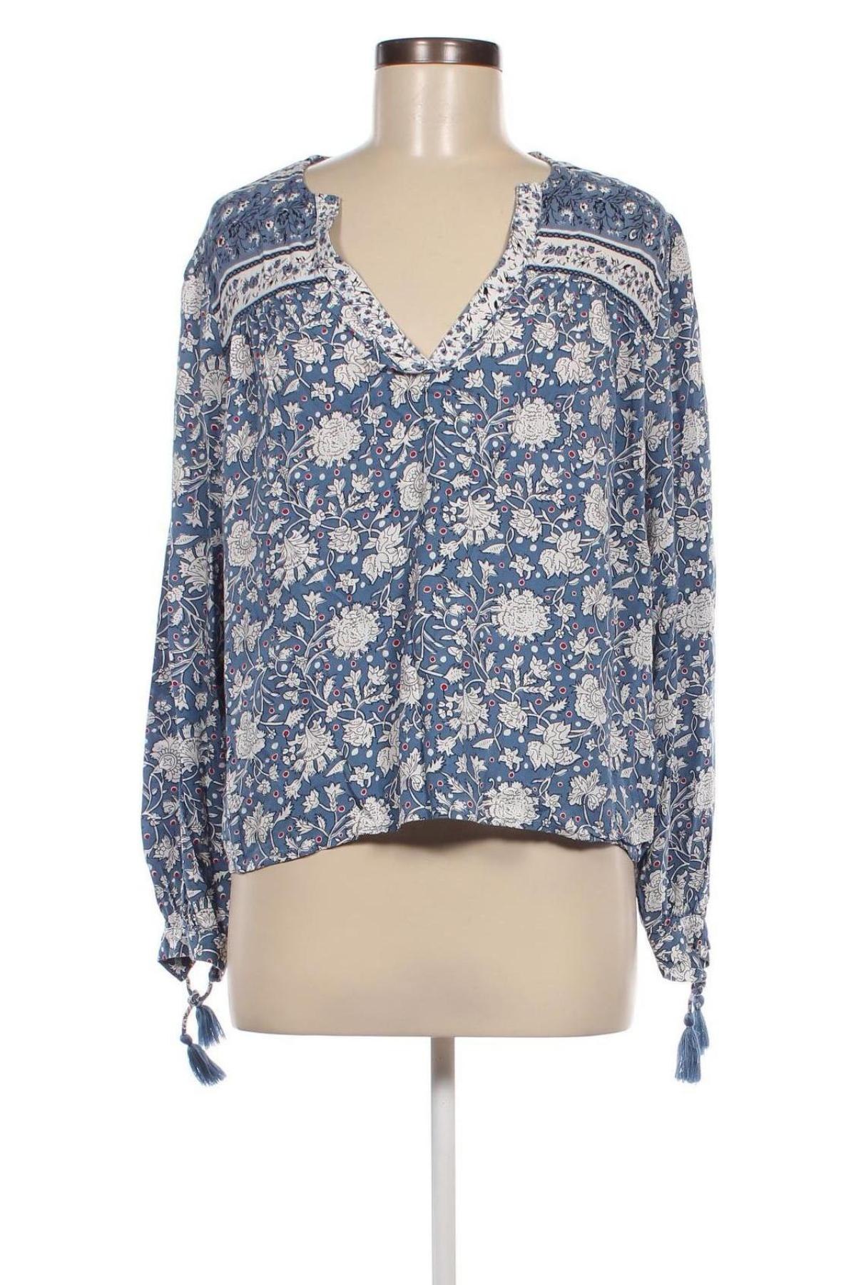 Γυναικεία μπλούζα H&M L.O.G.G., Μέγεθος XL, Χρώμα Πολύχρωμο, Τιμή 5,48 €