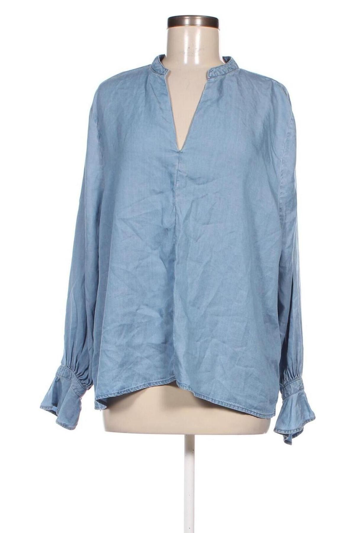 Damen Shirt H&M L.O.G.G., Größe M, Farbe Blau, Preis 5,77 €