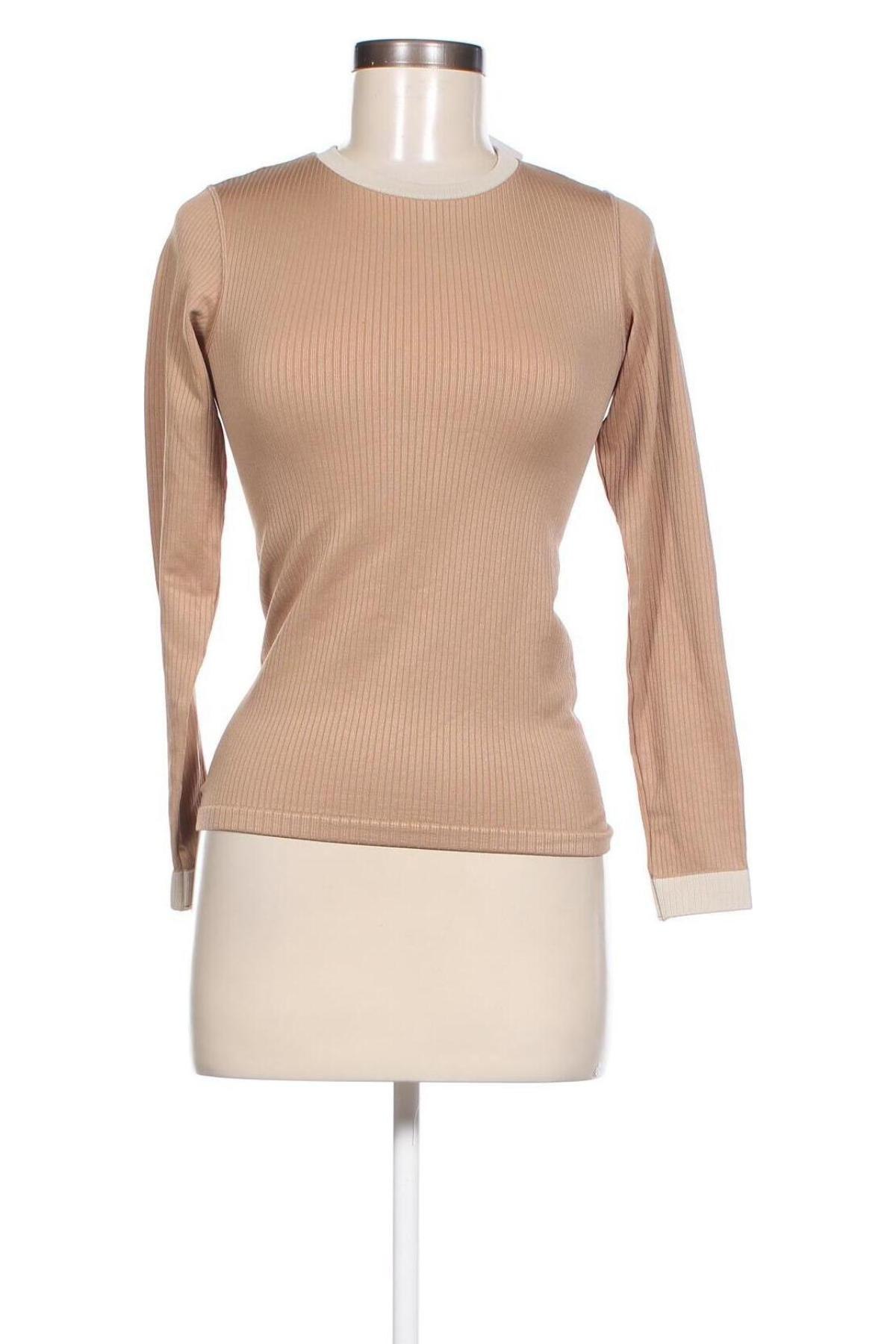 Damen Shirt H&M Sport, Größe XS, Farbe Beige, Preis 16,01 €