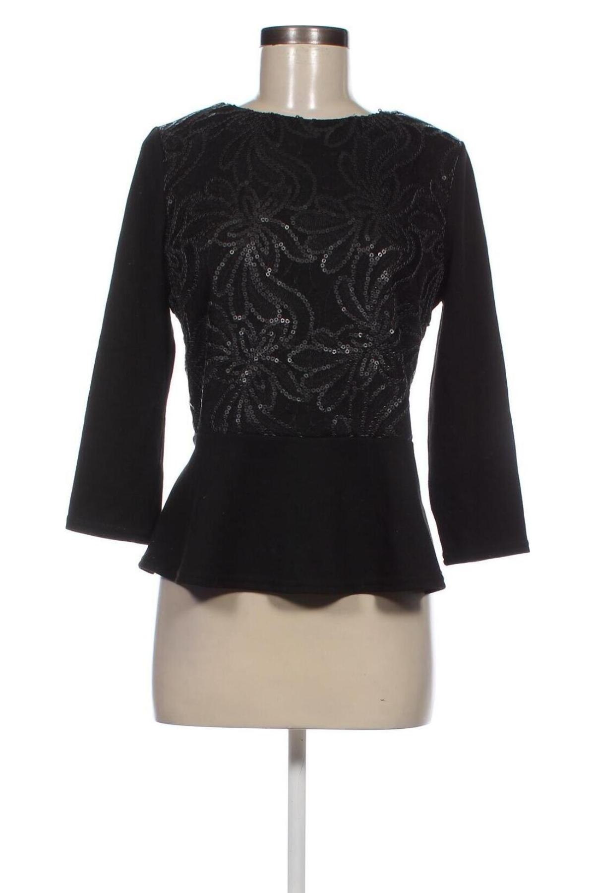 Дамска блуза Hallhuber, Размер M, Цвят Черен, Цена 26,40 лв.