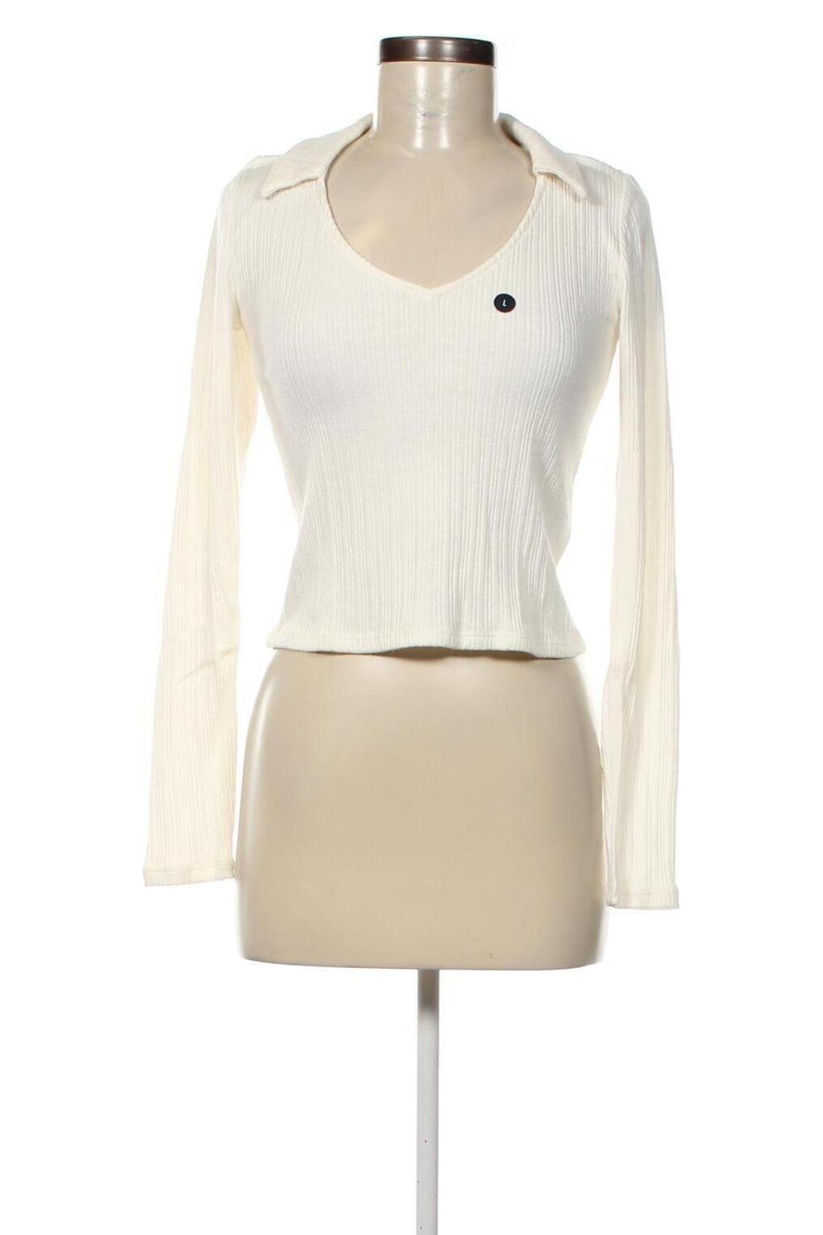 Дамска блуза Hollister, Размер L, Цвят Бял, Цена 38,50 лв.