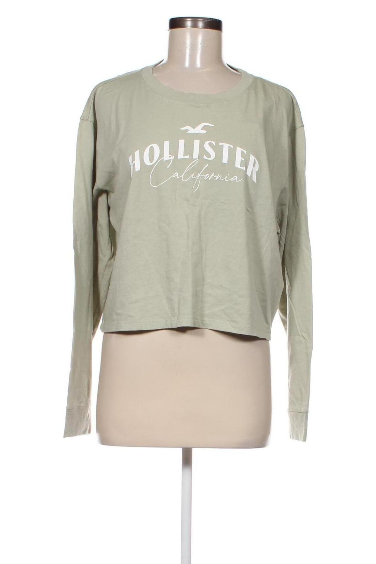 Дамска блуза Hollister, Размер XL, Цвят Зелен, Цена 53,38 лв.