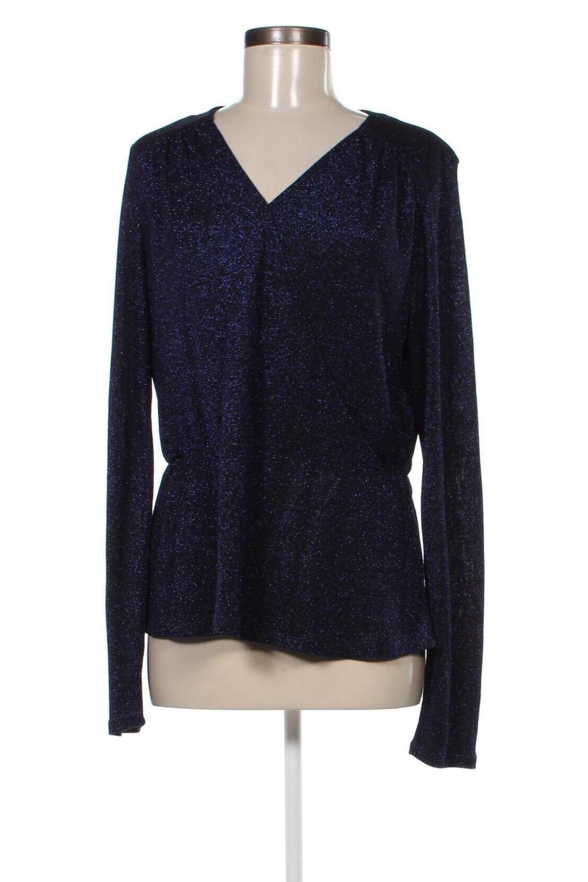 Дамска блуза Holly & Whyte By Lindex, Размер L, Цвят Син, Цена 10,45 лв.