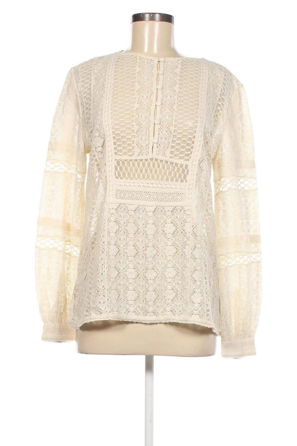 Γυναικεία μπλούζα Hoss Intropia, Μέγεθος L, Χρώμα Εκρού, Τιμή 29,69 €