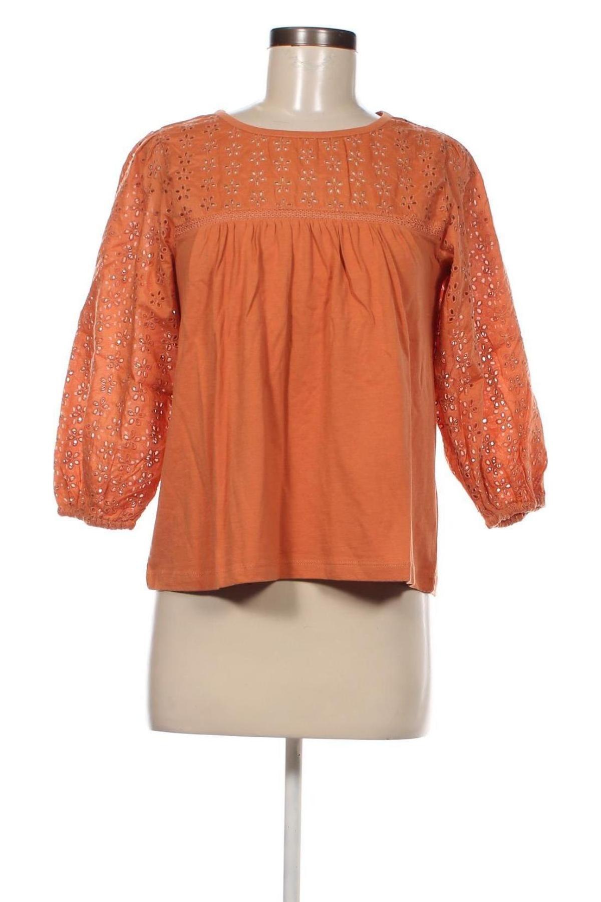 Дамска блуза J.Crew, Размер XS, Цвят Оранжев, Цена 64,40 лв.