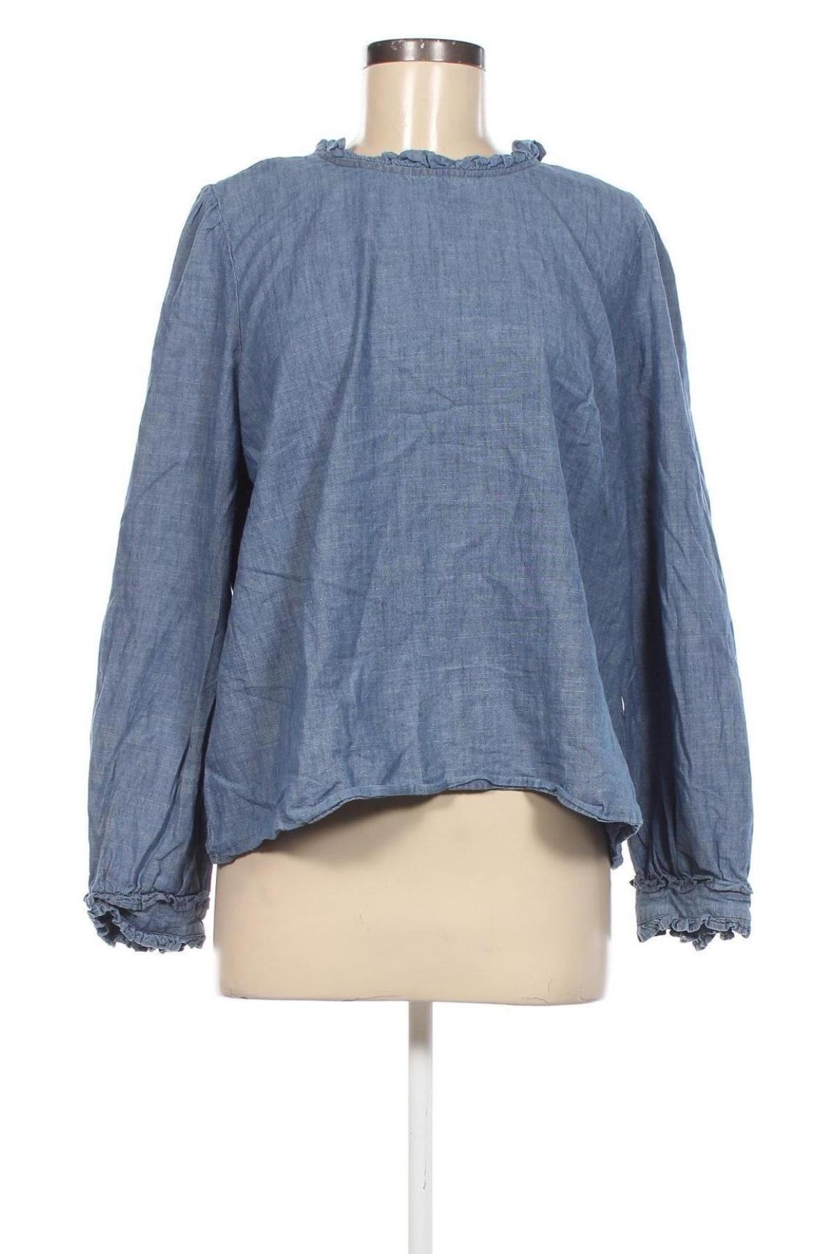 Γυναικεία μπλούζα J.Crew, Μέγεθος XL, Χρώμα Μπλέ, Τιμή 23,20 €