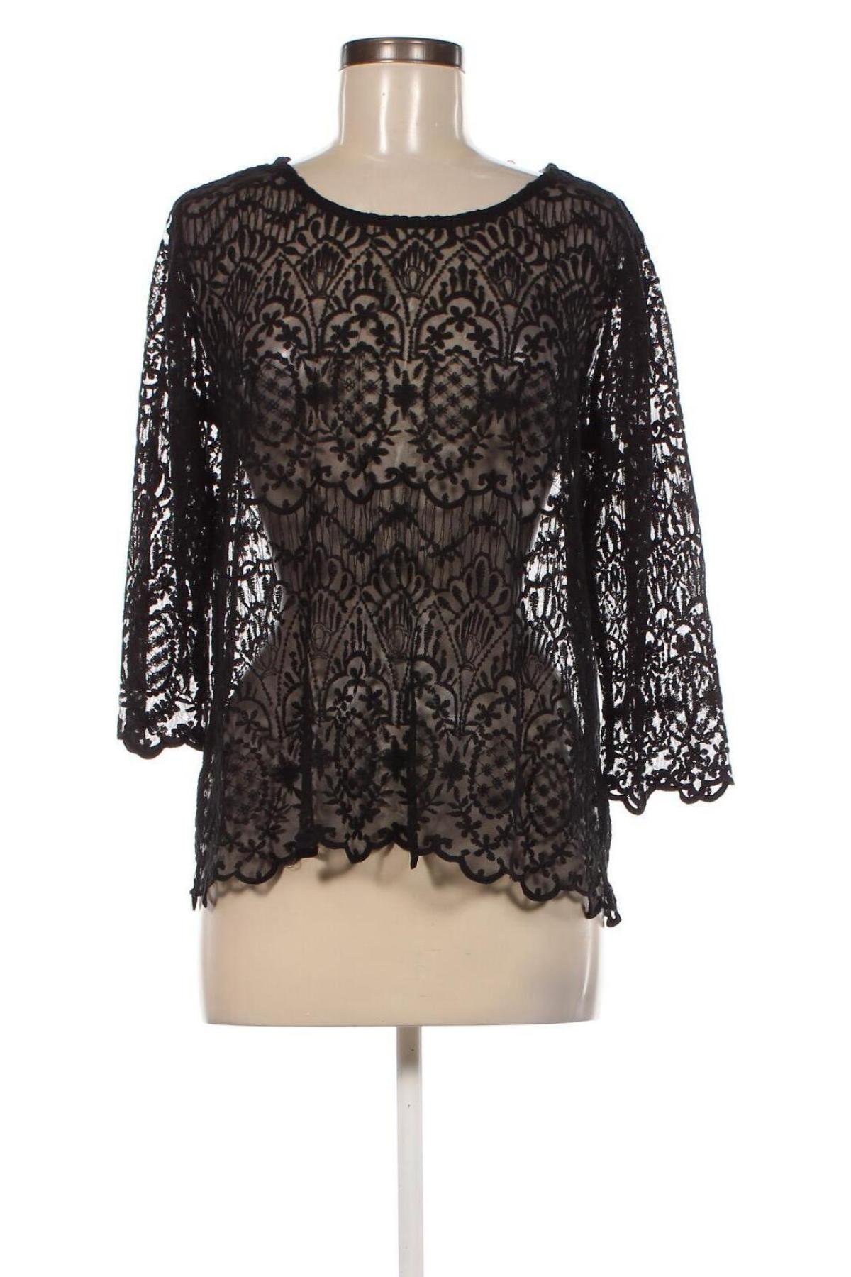 Дамска блуза Janina, Размер L, Цвят Черен, Цена 10,45 лв.
