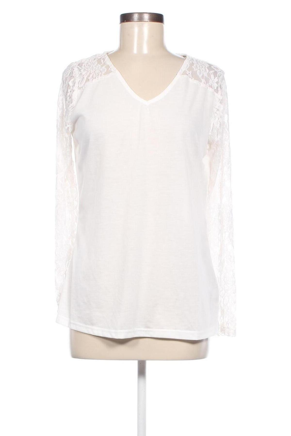 Γυναικεία μπλούζα Jean Pascale, Μέγεθος M, Χρώμα Λευκό, Τιμή 5,29 €