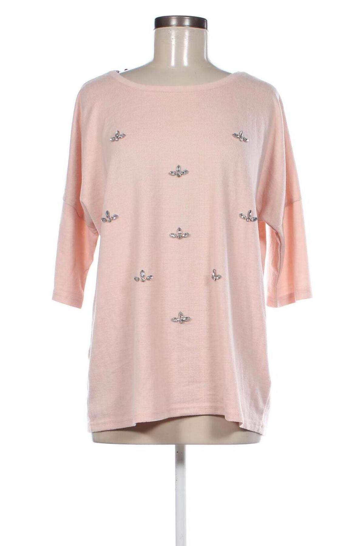 Γυναικεία μπλούζα Jean Pascale, Μέγεθος L, Χρώμα Ρόζ , Τιμή 6,46 €