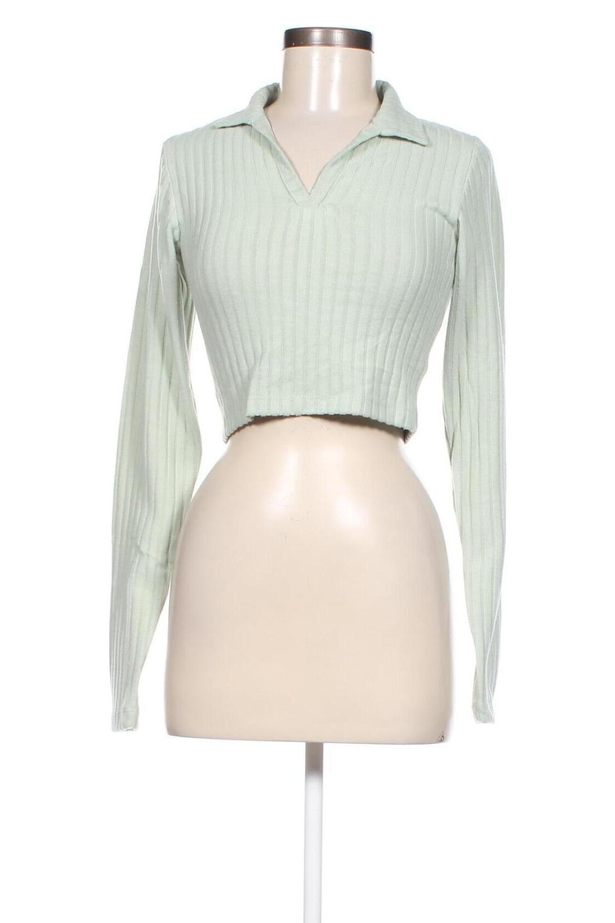 Γυναικεία μπλούζα Jennyfer, Μέγεθος XS, Χρώμα Πράσινο, Τιμή 6,39 €