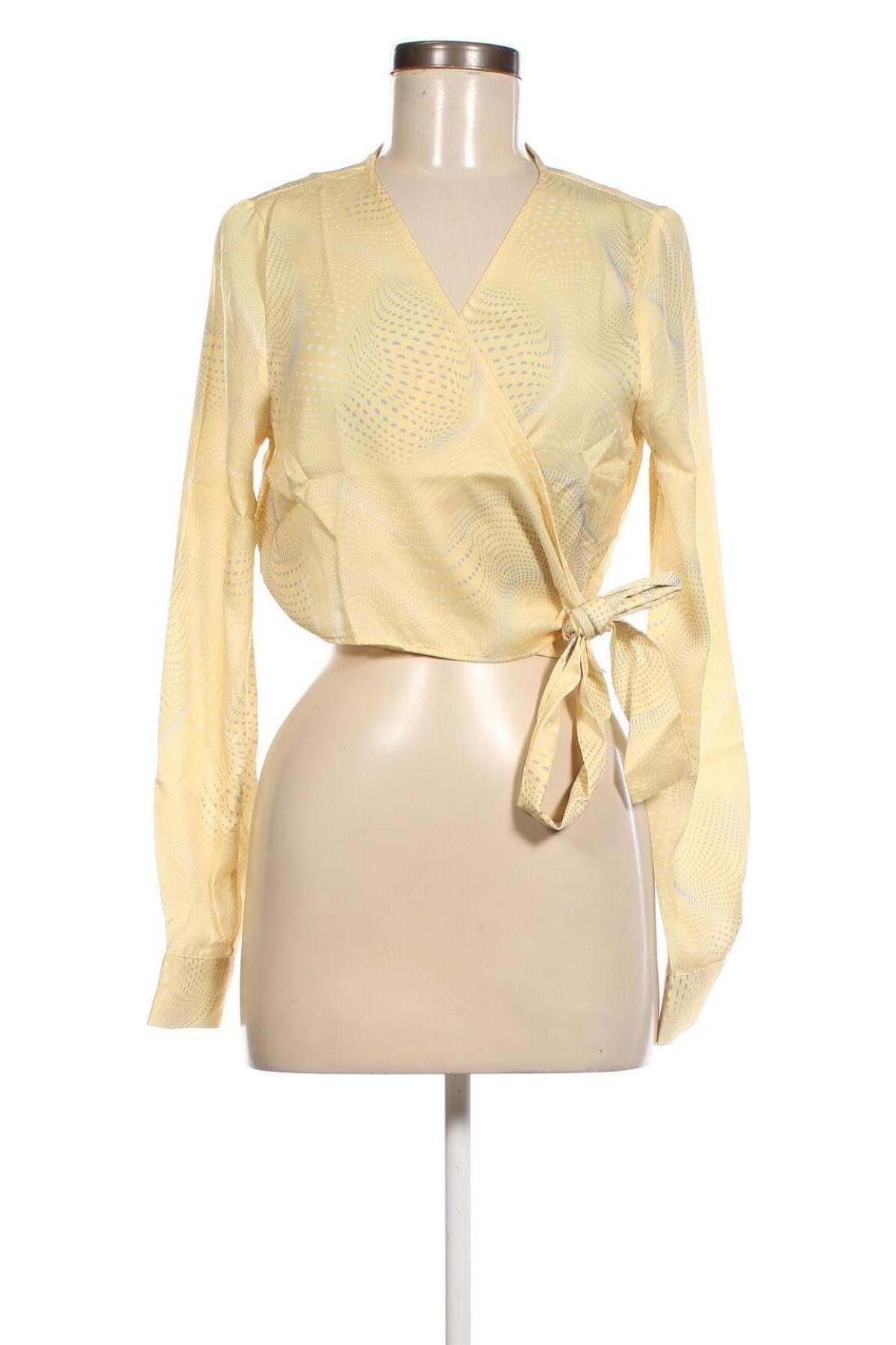 Дамска блуза Jennyfer, Размер L, Цвят Жълт, Цена 13,95 лв.