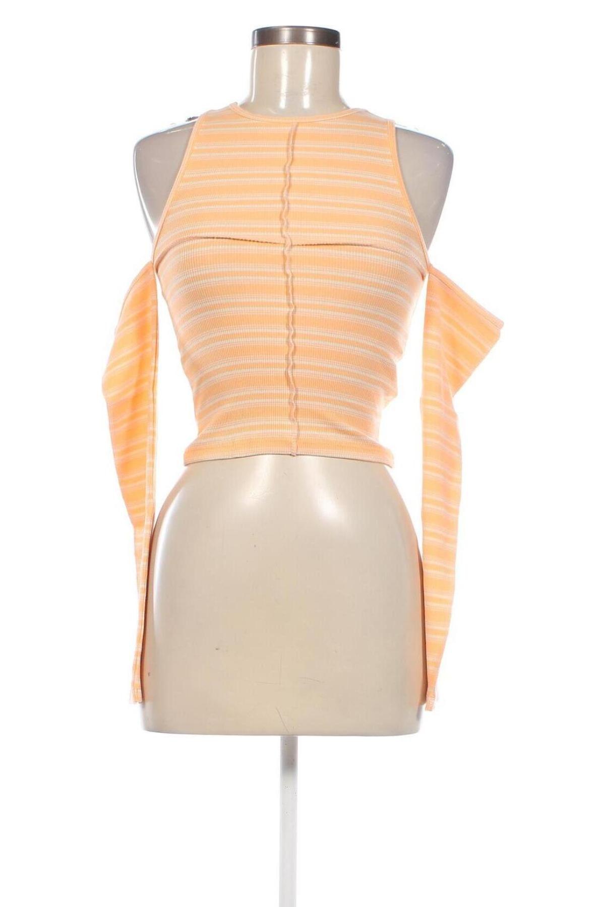 Γυναικεία μπλούζα Jennyfer, Μέγεθος XS, Χρώμα Πορτοκαλί, Τιμή 5,43 €