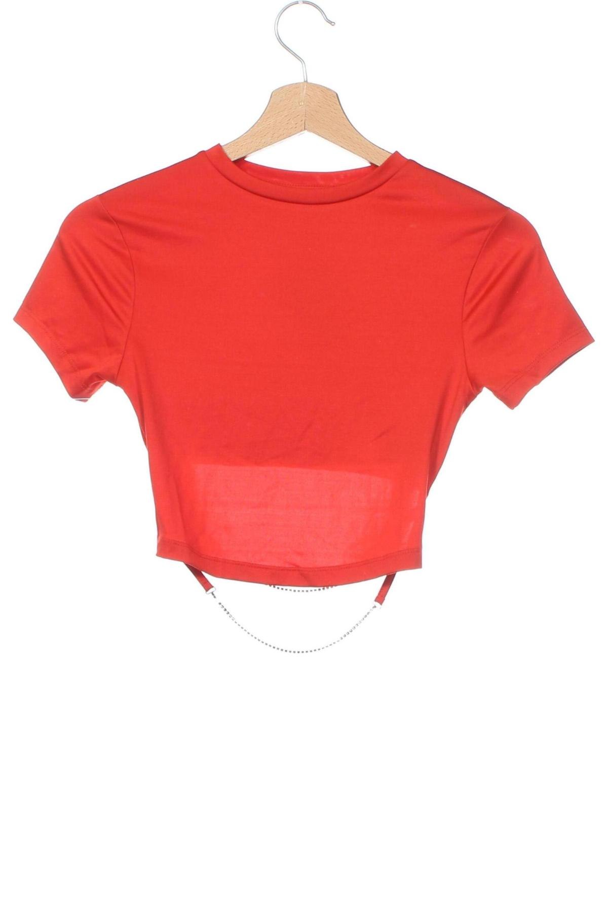 Γυναικεία μπλούζα Jennyfer, Μέγεθος XS, Χρώμα Κόκκινο, Τιμή 7,19 €