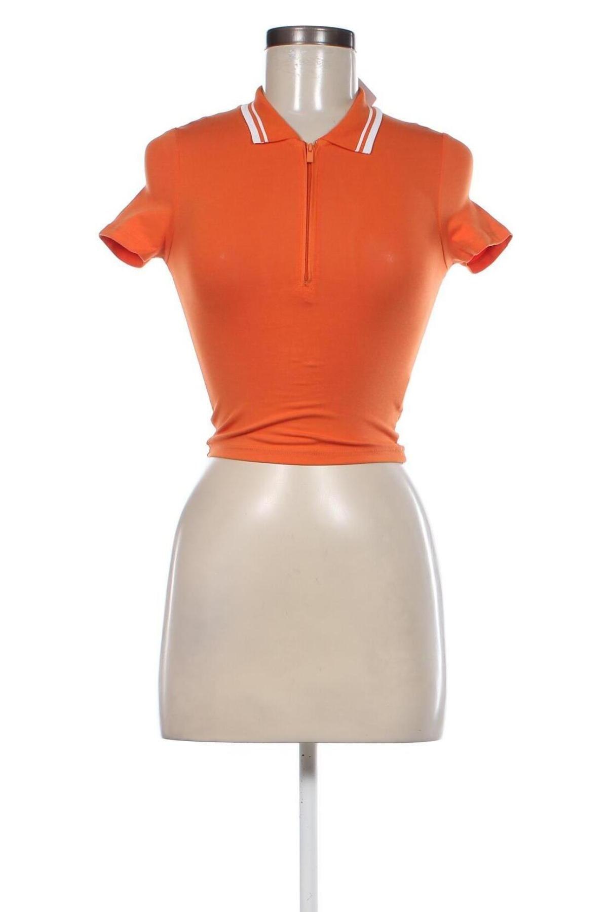 Дамска блуза Jennyfer, Размер XXS, Цвят Оранжев, Цена 13,95 лв.
