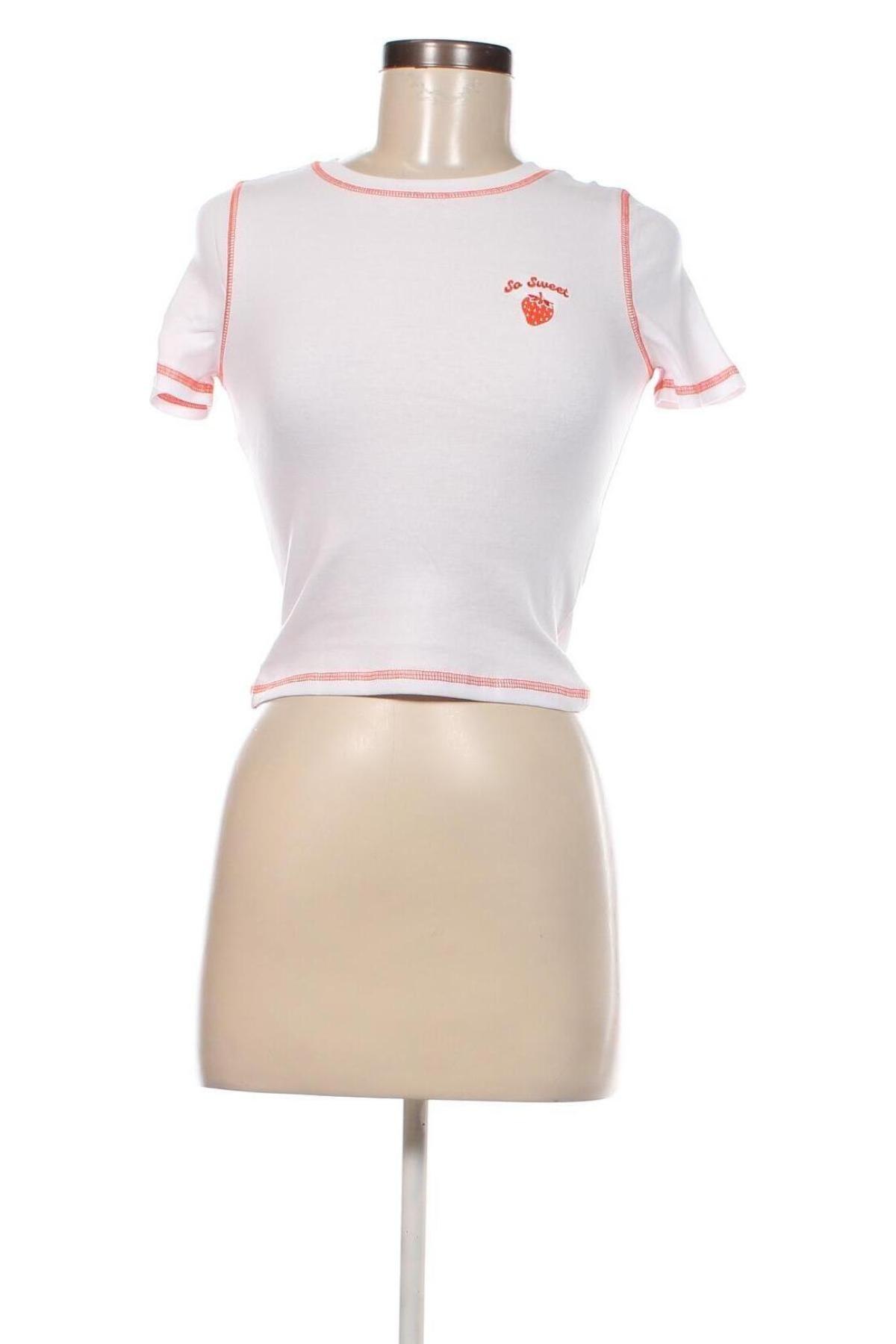 Γυναικεία μπλούζα Jennyfer, Μέγεθος XS, Χρώμα Λευκό, Τιμή 5,27 €
