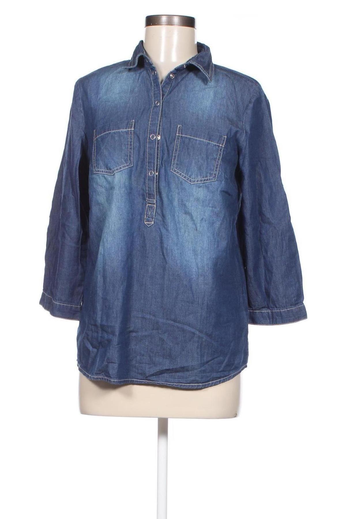 Damen Shirt John Baner, Größe M, Farbe Blau, Preis 6,61 €