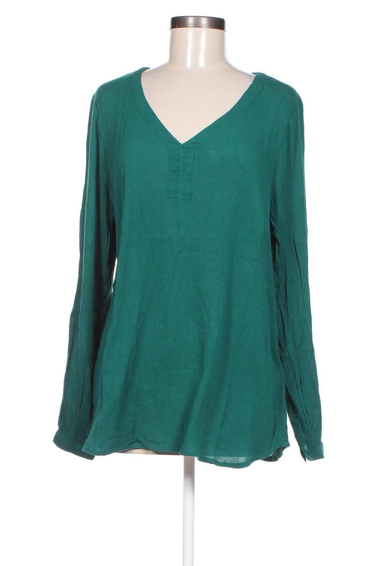 Дамска блуза Kaffe, Размер XL, Цвят Зелен, Цена 42,35 лв.