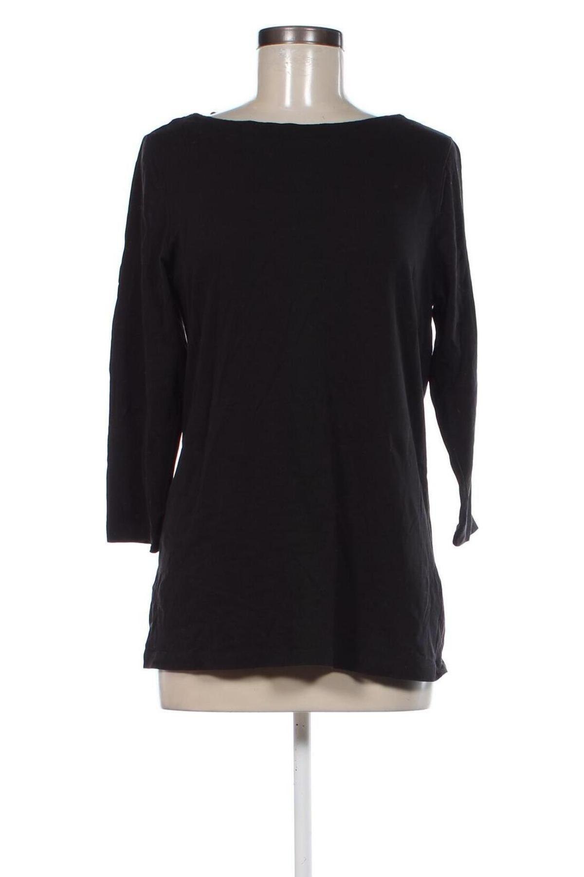 Дамска блуза KappAhl, Размер L, Цвят Черен, Цена 13,50 лв.