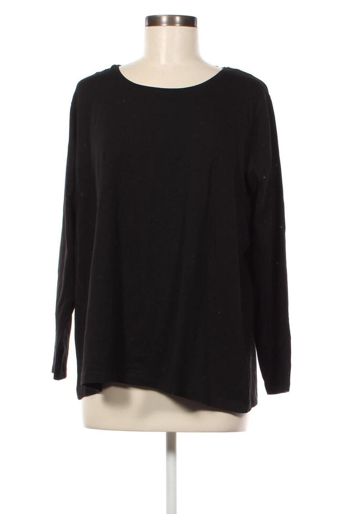 Γυναικεία μπλούζα KappAhl, Μέγεθος 3XL, Χρώμα Μαύρο, Τιμή 16,70 €