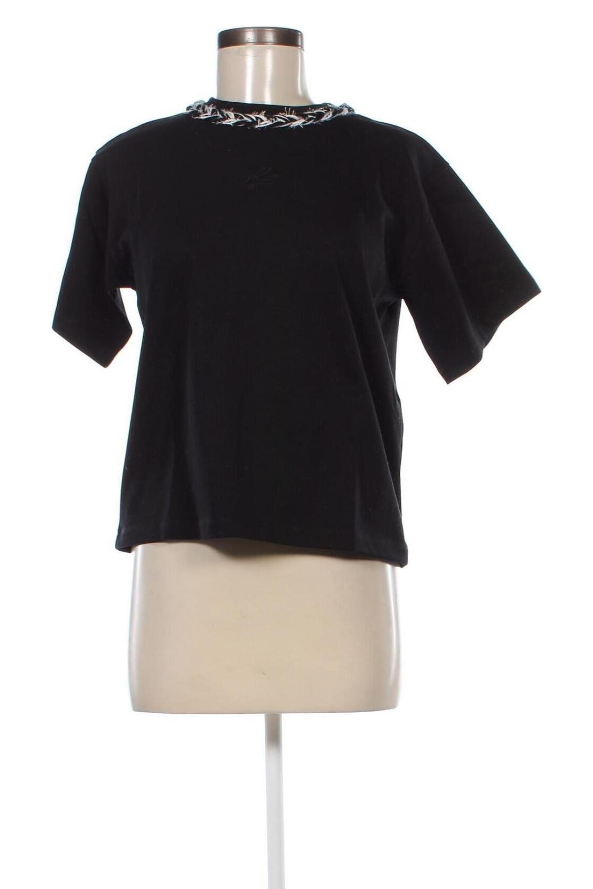 Дамска блуза Karl Lagerfeld, Размер XS, Цвят Черен, Цена 112,21 лв.