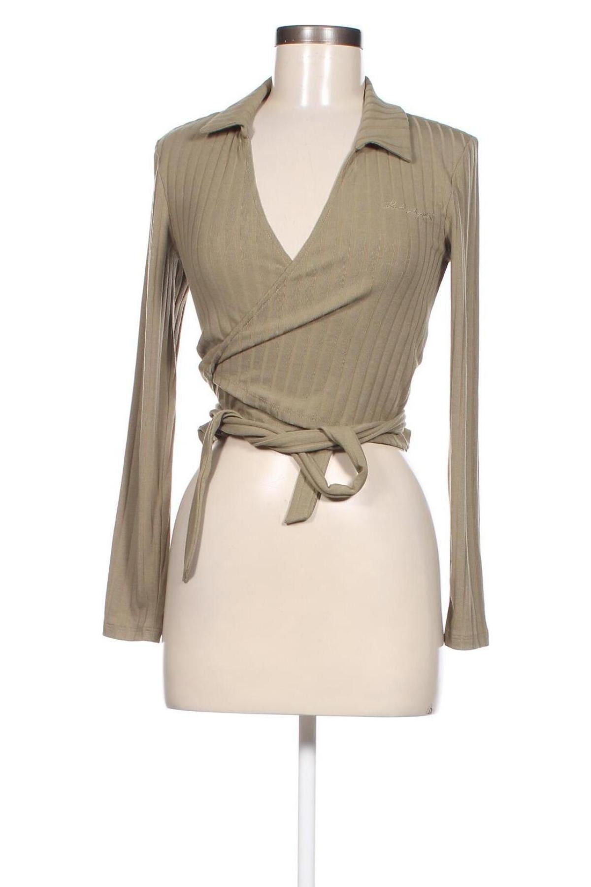 Дамска блуза Karl Lagerfeld, Размер XS, Цвят Зелен, Цена 125,95 лв.