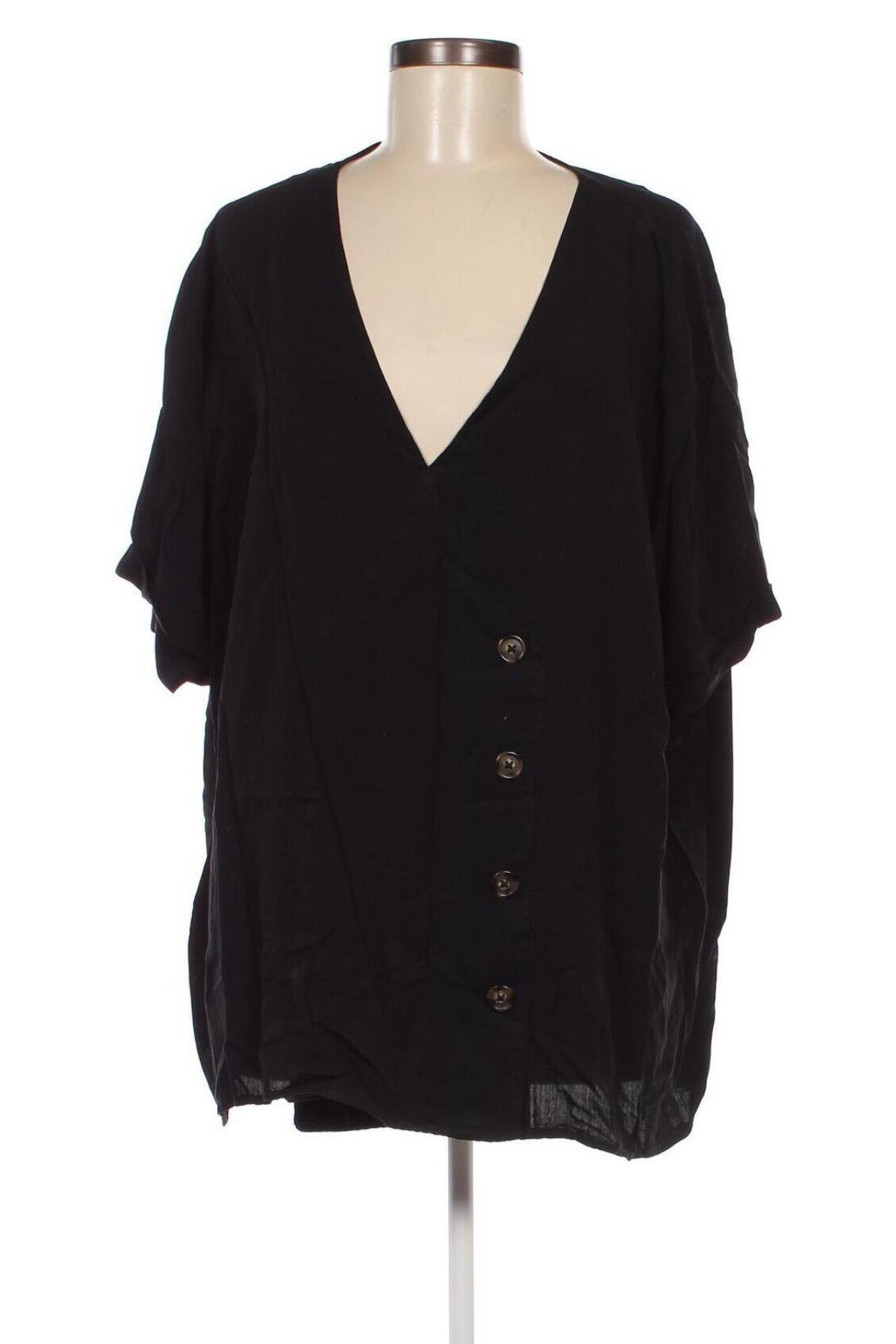 Дамска блуза Kiabi, Размер 3XL, Цвят Черен, Цена 11,40 лв.