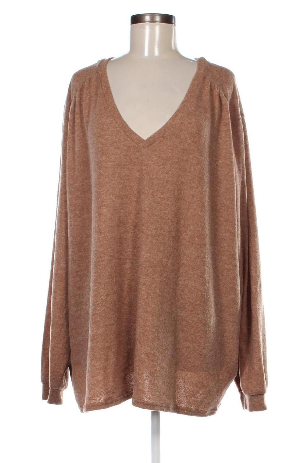 Damen Shirt Kiabi, Größe 3XL, Farbe Braun, Preis 13,22 €
