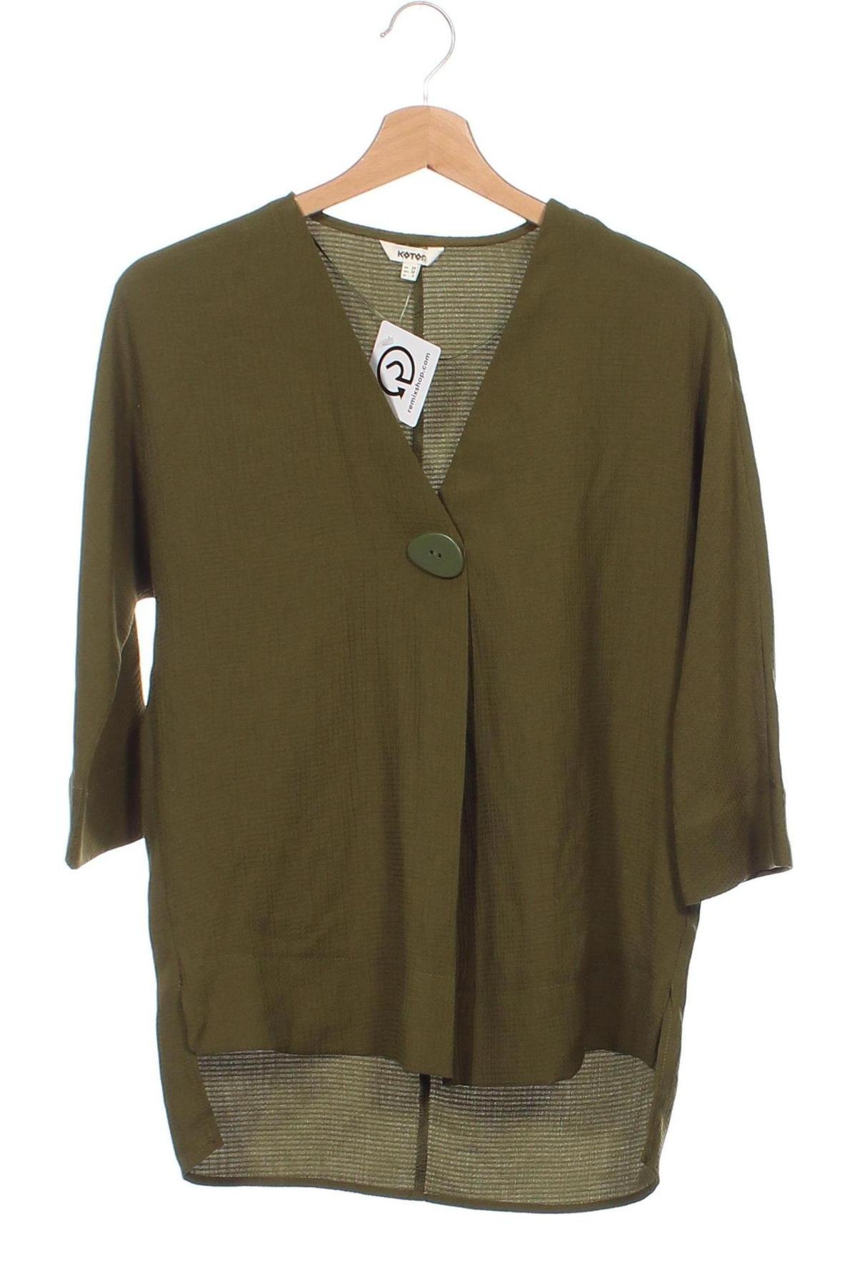 Bluză de femei Koton, Mărime XS, Culoare Verde, Preț 68,25 Lei