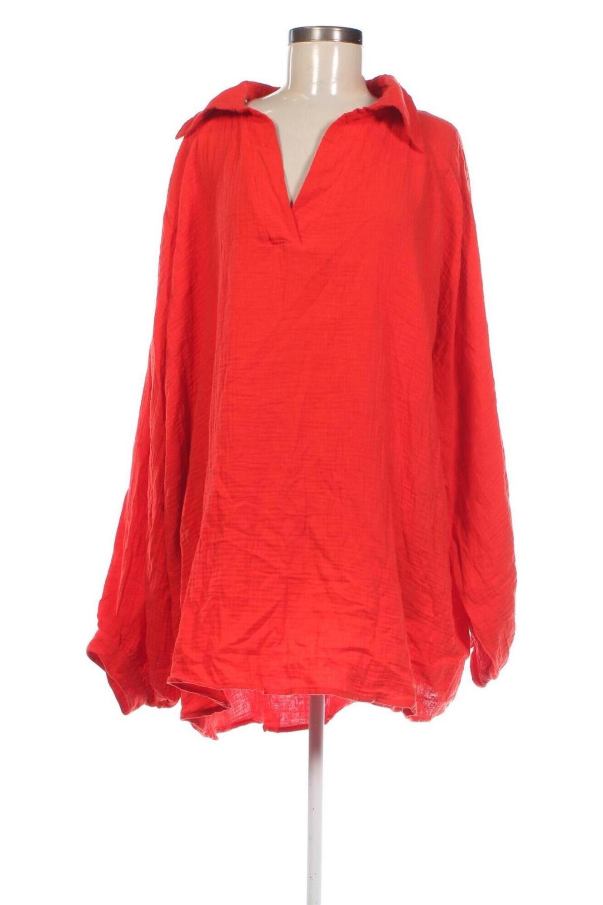 Damen Shirt Ladies Fashion, Größe 4XL, Farbe Rot, Preis 23,66 €