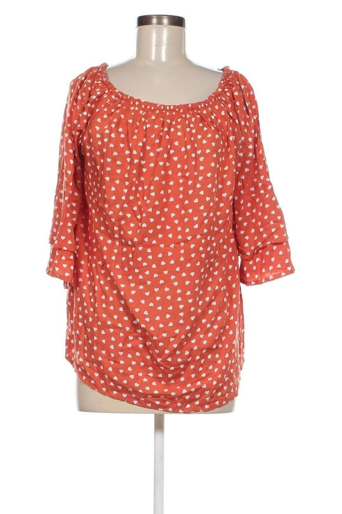 Γυναικεία μπλούζα Lascana, Μέγεθος L, Χρώμα Πορτοκαλί, Τιμή 4,11 €
