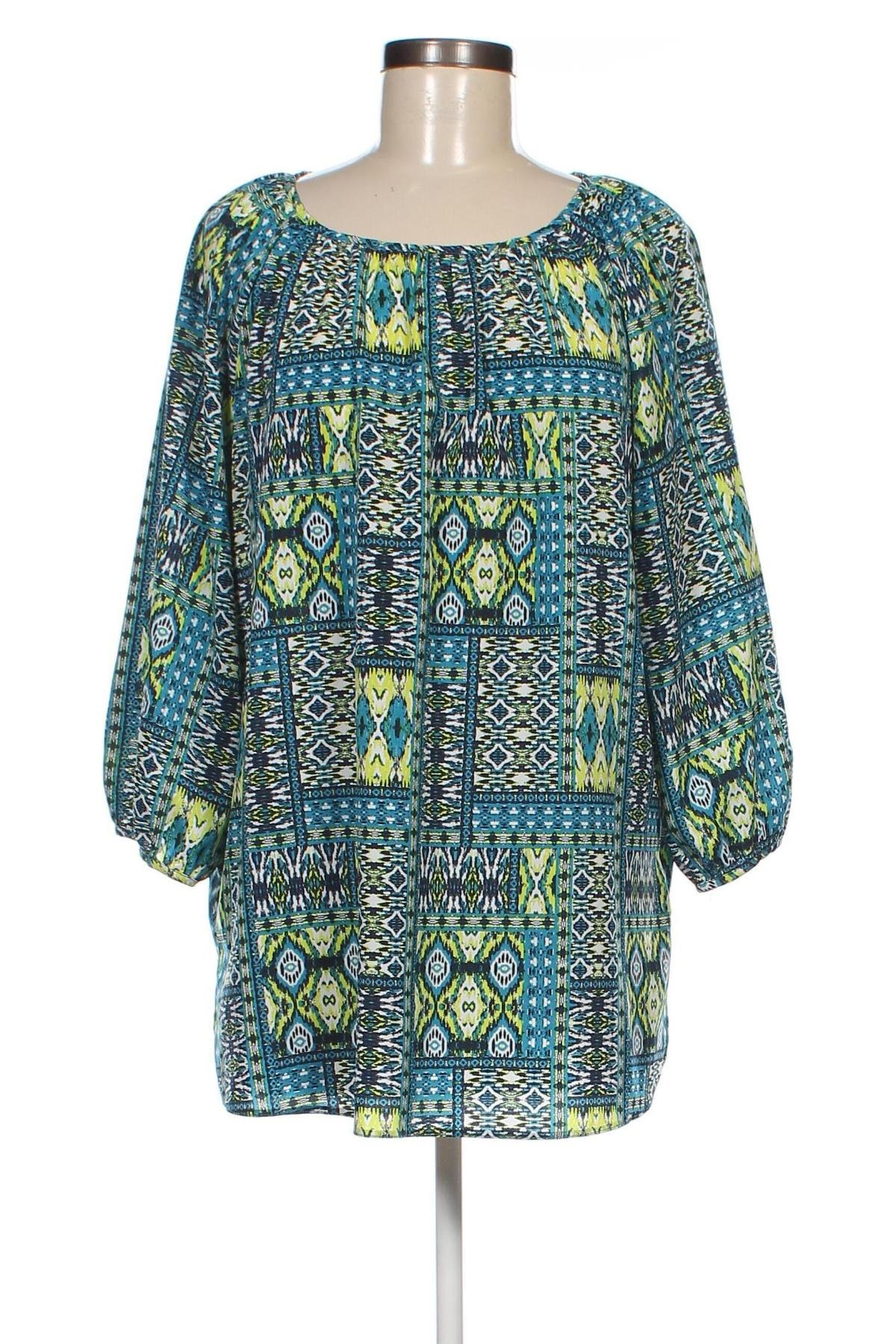 Дамска блуза Laura Torelli, Размер XL, Цвят Многоцветен, Цена 11,14 лв.