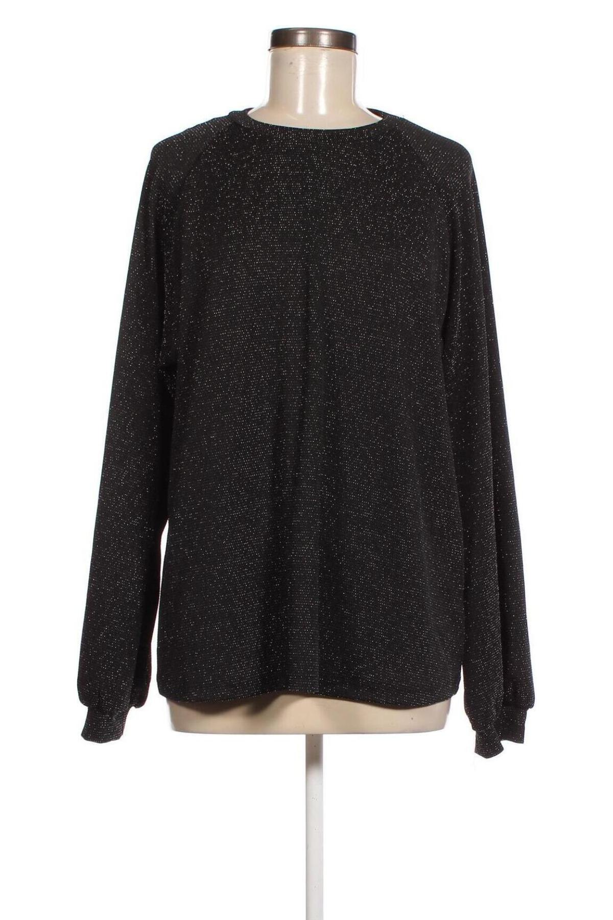Γυναικεία μπλούζα Laura Torelli, Μέγεθος L, Χρώμα Μαύρο, Τιμή 4,11 €