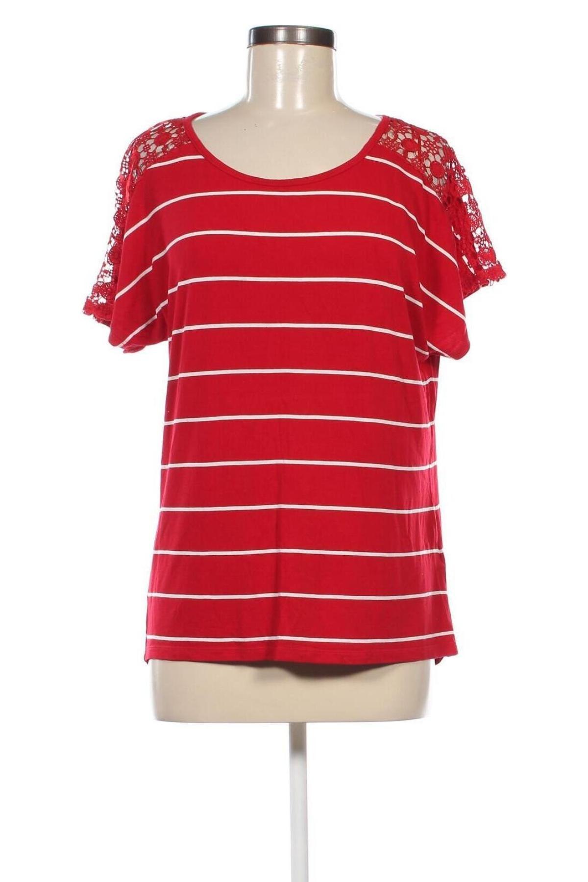 Γυναικεία μπλούζα Laura Torelli, Μέγεθος M, Χρώμα Κόκκινο, Τιμή 5,77 €