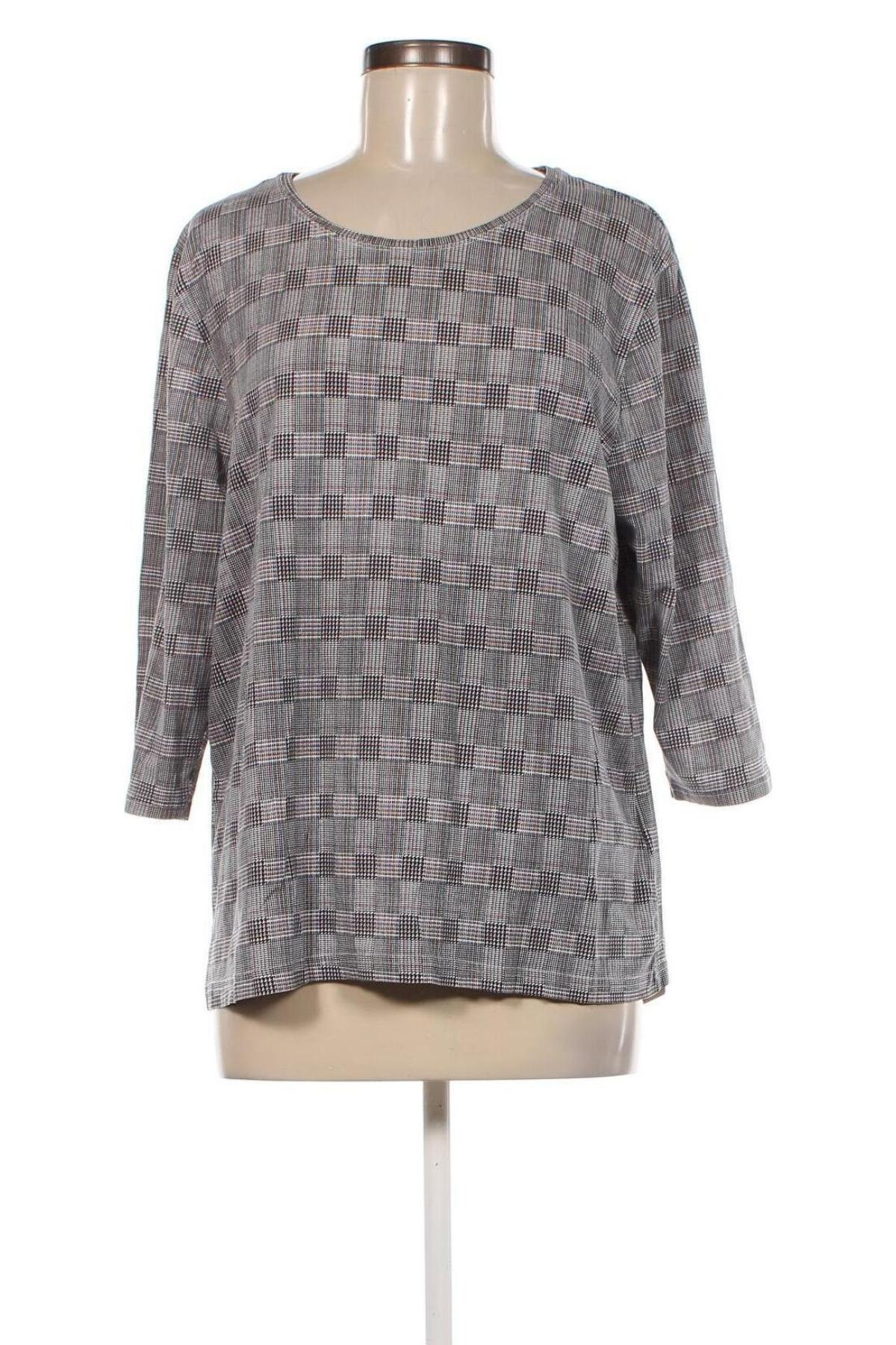 Γυναικεία μπλούζα Laura Torelli, Μέγεθος XL, Χρώμα Γκρί, Τιμή 6,46 €
