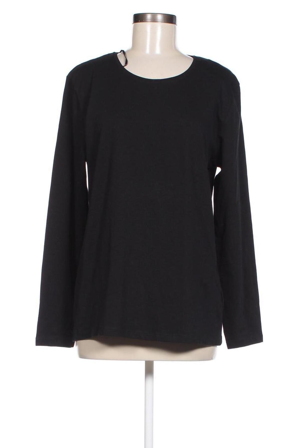 Γυναικεία μπλούζα Laura Torelli, Μέγεθος XL, Χρώμα Μαύρο, Τιμή 10,55 €