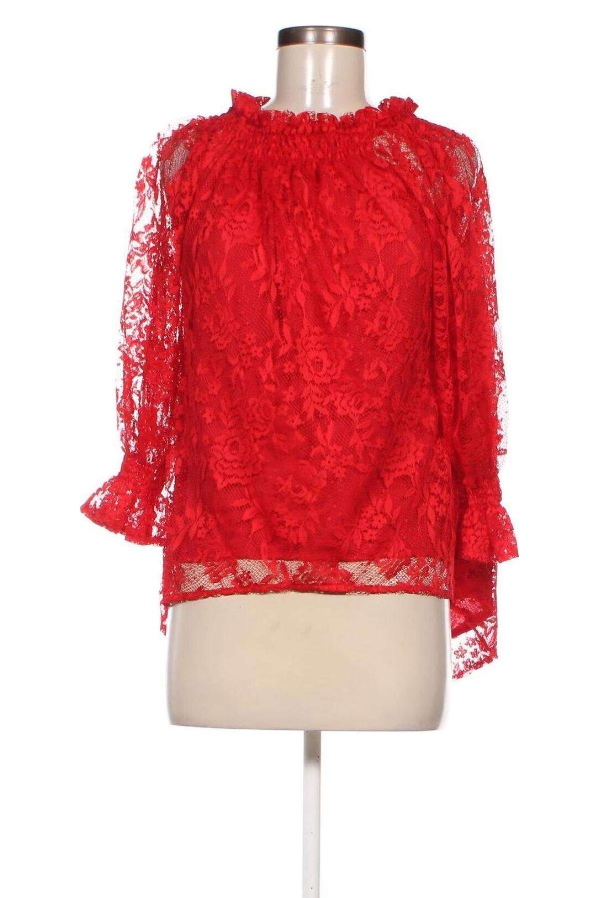 Дамска блуза Lilia, Размер S, Цвят Червен, Цена 19,38 лв.