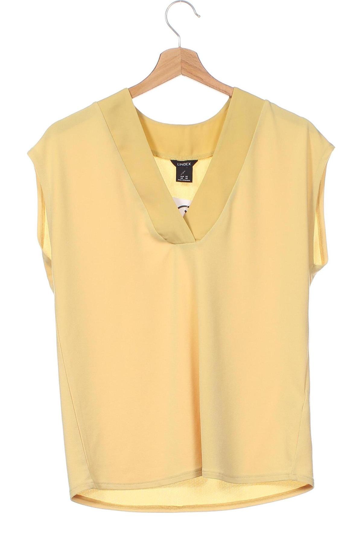 Damen Shirt Lindex, Größe XS, Farbe Gelb, Preis 5,48 €