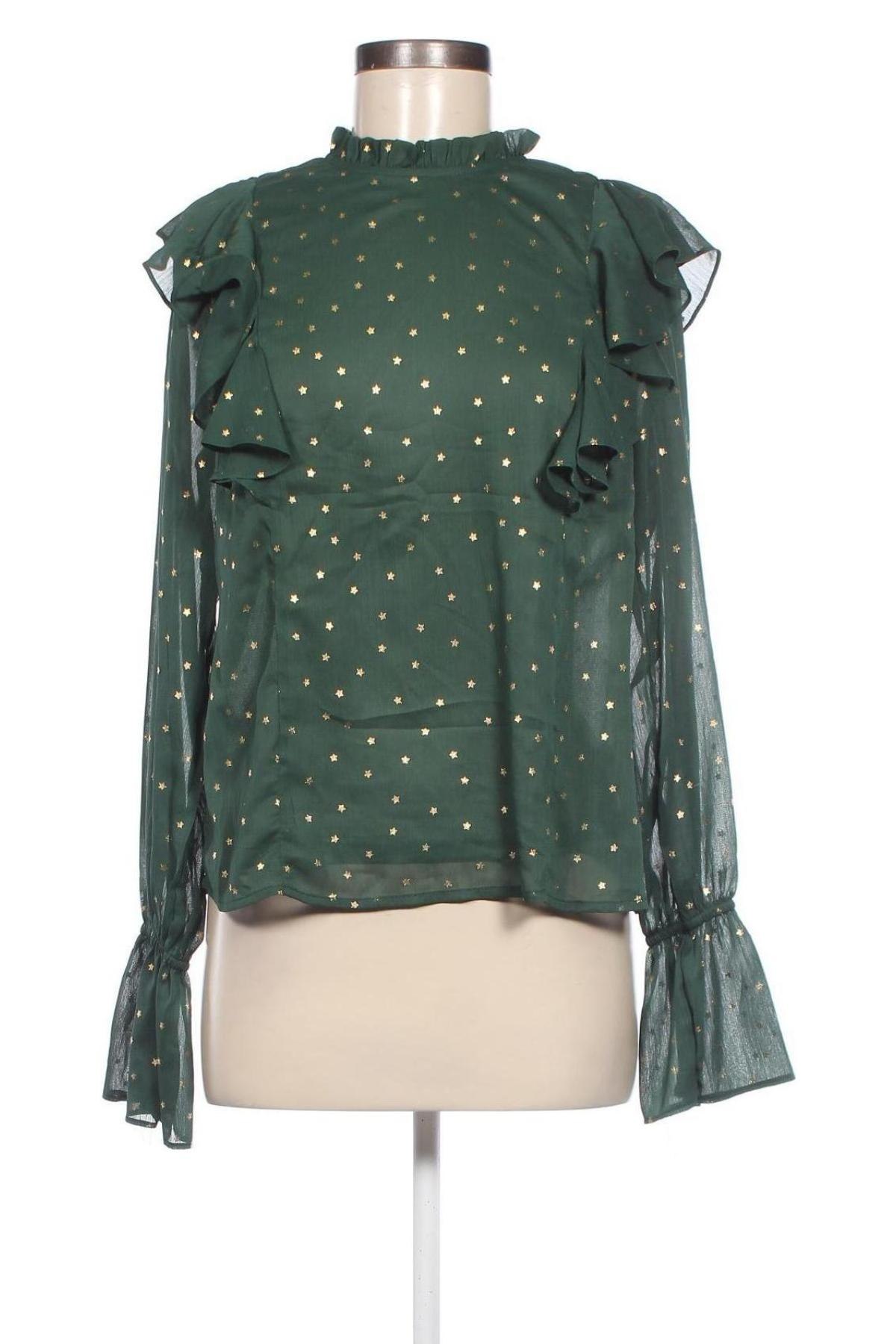 Дамска блуза Loavies, Размер S, Цвят Зелен, Цена 13,60 лв.