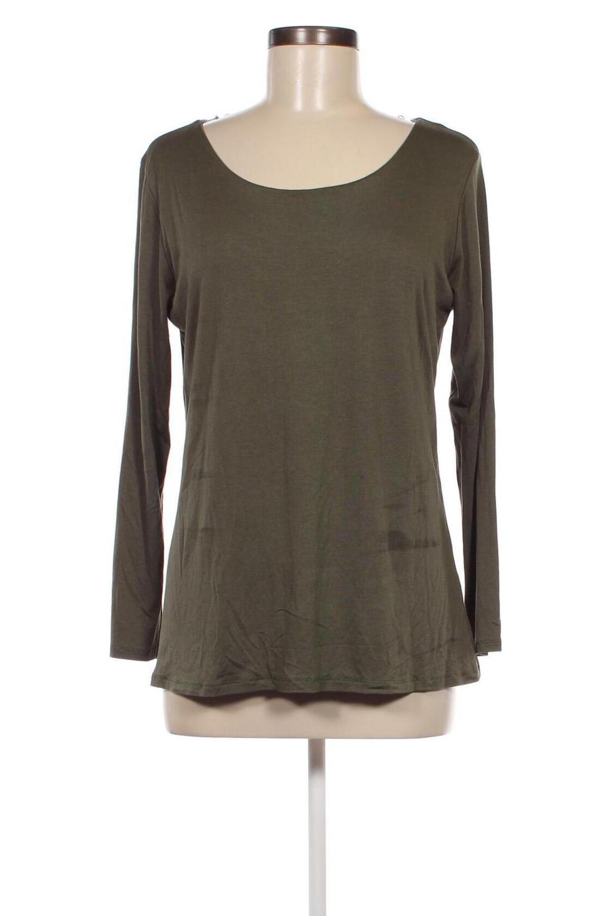 Γυναικεία μπλούζα Made In Italy, Μέγεθος XL, Χρώμα Πράσινο, Τιμή 6,00 €