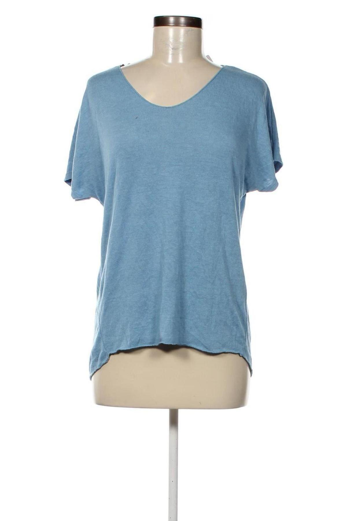 Γυναικεία μπλούζα Made In Italy, Μέγεθος M, Χρώμα Μπλέ, Τιμή 4,70 €