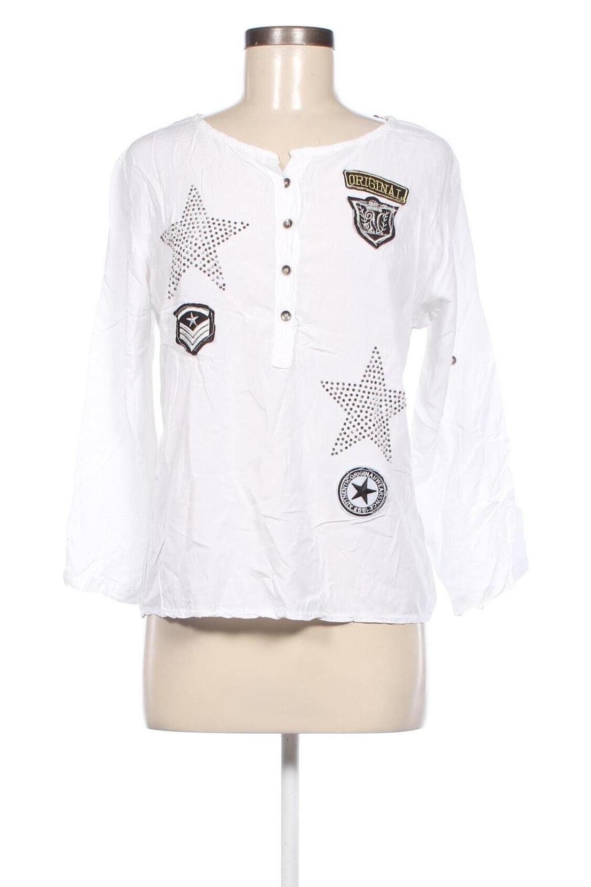 Damen Shirt Made In Italy, Größe S, Farbe Weiß, Preis 3,70 €